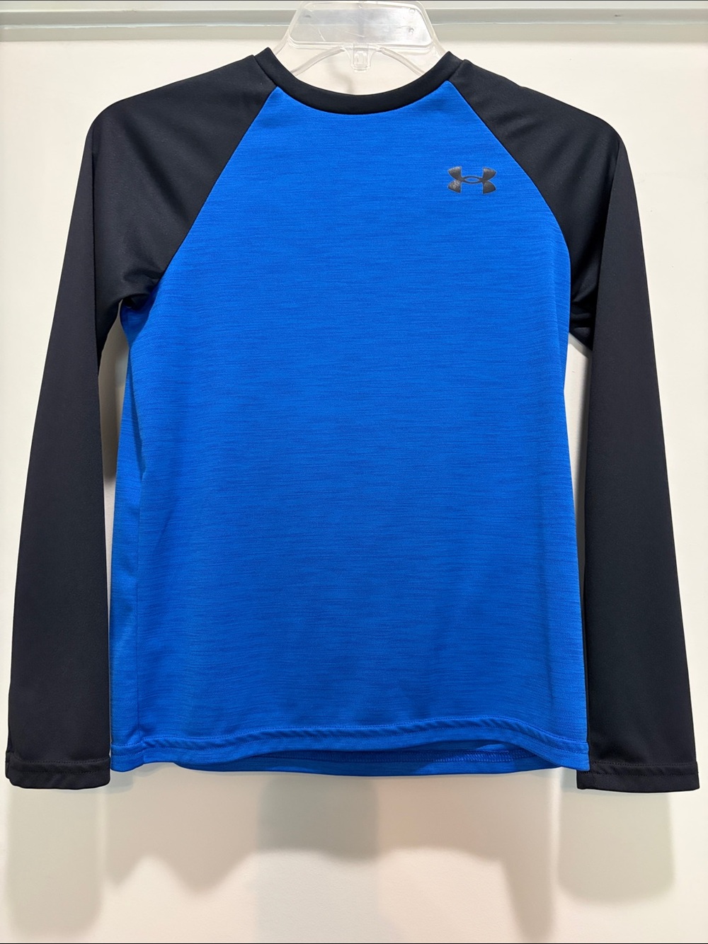 Under Armour Blue and Black Long Sleeve Performance Tee